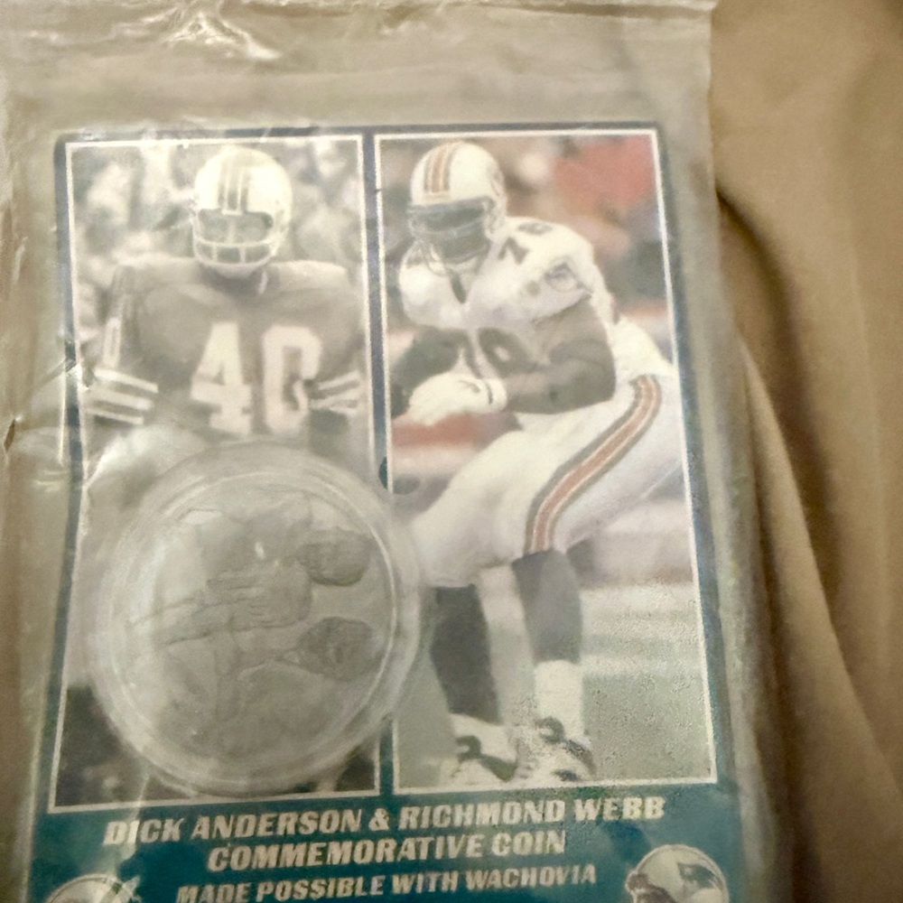 Miami Dolphins vs. Patriots Commemorative Coin